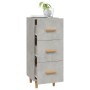 Aparador de madera contrachapada gris hormigón 34,5x34x90 cm de vidaXL, Aparadores - Ref: Foro24-812343, Precio: 72,78 €, Des...