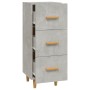 Aparador de madera contrachapada gris hormigón 34,5x34x90 cm de vidaXL, Aparadores - Ref: Foro24-812343, Precio: 72,78 €, Des...