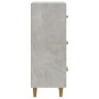 Aparador de madera contrachapada gris hormigón 34,5x34x90 cm de vidaXL, Aparadores - Ref: Foro24-812343, Precio: 72,78 €, Des...