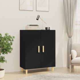 Black plywood sideboard 70x34x90 cm by vidaXL, Sideboards - Ref: Foro24-812097, Price: 76,40 €, Discount: %