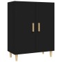 Black plywood sideboard 70x34x90 cm by vidaXL, Sideboards - Ref: Foro24-812097, Price: 77,45 €, Discount: %