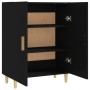 Black plywood sideboard 70x34x90 cm by vidaXL, Sideboards - Ref: Foro24-812097, Price: 77,45 €, Discount: %