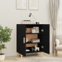 Black plywood sideboard 70x34x90 cm by vidaXL, Sideboards - Ref: Foro24-812097, Price: 77,45 €, Discount: %