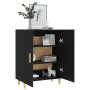 Black plywood sideboard 70x34x90 cm by vidaXL, Sideboards - Ref: Foro24-812097, Price: 77,45 €, Discount: %