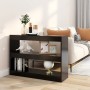 Estantería/divisor de espacios negro 100x30x72 cm de vidaXL, Librerías y estanterías - Ref: Foro24-811737, Precio: 68,49 €, D...