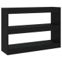 Black shelving/space divider 100x30x72 cm by vidaXL, Bookcases and shelves - Ref: Foro24-811737, Price: 70,43 €, Discount: %