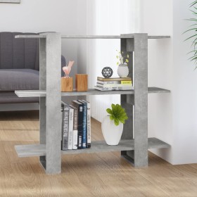 Betongraues Regal/Raumteiler 100x30x87 cm von vidaXL, Bücherregale und Regale - Ref: Foro24-811551, Preis: 40,04 €, Rabatt: %