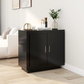 Black plywood sideboard 80x40x75 cm by vidaXL, Sideboards - Ref: Foro24-811818, Price: 67,20 €, Discount: %