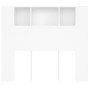 White headboard furniture 120x18.5x102.5 cm by vidaXL, Headboards and footboards - Ref: Foro24-811916, Price: 58,55 €, Discou...