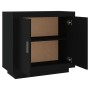 Black plywood sideboard 80x40x75 cm by vidaXL, Sideboards - Ref: Foro24-811818, Price: 71,47 €, Discount: %