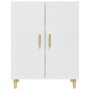 Glossy white plywood sideboard 70x34x90 cm by vidaXL, Sideboards - Ref: Foro24-812102, Price: 84,63 €, Discount: %