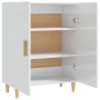 Glossy white plywood sideboard 70x34x90 cm by vidaXL, Sideboards - Ref: Foro24-812102, Price: 84,63 €, Discount: %