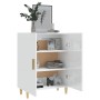 Glossy white plywood sideboard 70x34x90 cm by vidaXL, Sideboards - Ref: Foro24-812102, Price: 84,63 €, Discount: %