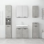 Concrete gray plywood bathroom cabinet 32x34x188.5 cm by vidaXL, Lockers and storage cabinets - Ref: Foro24-811326, Price: 99...