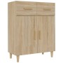 Sonoma oak plywood sideboard 69.5x34x89 cm by vidaXL, Sideboards - Ref: Foro24-812189, Price: 102,05 €, Discount: %