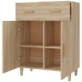 Sonoma oak plywood sideboard 69.5x34x89 cm by vidaXL, Sideboards - Ref: Foro24-812189, Price: 102,05 €, Discount: %