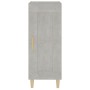 Aparador de madera contrachapada gris hormigón 34,5x34x90 cm de vidaXL, Aparadores - Ref: Foro24-812415, Precio: 55,19 €, Des...