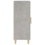 Aparador de madera contrachapada gris hormigón 34,5x34x90 cm de vidaXL, Aparadores - Ref: Foro24-812415, Precio: 55,19 €, Des...