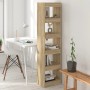 Sonoma oak-colored shelving/space divider 40x30x166 cm by vidaXL, Bookcases and shelves - Ref: Foro24-811631, Price: 69,56 €,...