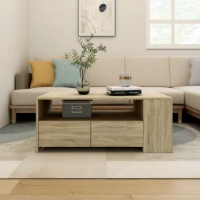 Mesa de centro madera de ingeniería roble Sonoma 102x55x42 cm de vidaXL, Mesas de centro - Ref: Foro24-810920, Precio: 90,65 ...