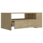 Mesa de centro madera de ingeniería roble Sonoma 102x55x42 cm de vidaXL, Mesas de centro - Ref: Foro24-810920, Precio: 95,51 ...