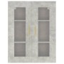 Armario colgante de pared gris hormigón 69,5x34x90 cm de vidaXL, Aparadores - Ref: Foro24-812280, Precio: 78,23 €, Descuento: %