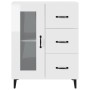 Glossy white plywood sideboard 69.5x34x90 cm by vidaXL, Sideboards - Ref: Foro24-812219, Price: 83,99 €, Discount: %