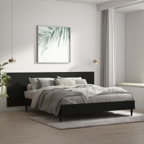 Black plywood wall bed headboard 240x1.5x80cm by vidaXL, Headboards and footboards - Ref: Foro24-811053, Price: 66,51 €, Disc...