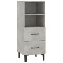 Aparador de madera contrachapada gris hormigón 34,5x34x90 cm de vidaXL, Aparadores - Ref: Foro24-812370, Precio: 64,69 €, Des...