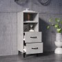 Concrete gray plywood sideboard 34.5x34x90 cm by vidaXL, Sideboards - Ref: Foro24-812370, Price: 64,69 €, Discount: %