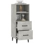 Concrete gray plywood sideboard 34.5x34x90 cm by vidaXL, Sideboards - Ref: Foro24-812370, Price: 64,69 €, Discount: %