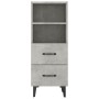 Concrete gray plywood sideboard 34.5x34x90 cm by vidaXL, Sideboards - Ref: Foro24-812370, Price: 64,69 €, Discount: %