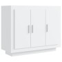 Glossy white plywood sideboard 92x35x75 cm by vidaXL, Sideboards - Ref: Foro24-811841, Price: 109,80 €, Discount: %