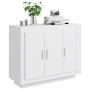 Glossy white plywood sideboard 92x35x75 cm by vidaXL, Sideboards - Ref: Foro24-811841, Price: 109,80 €, Discount: %