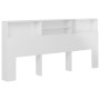 Mueble cabecero blanco brillante 220x19x103,5 cm de vidaXL, Cabeceros y pies de cama - Ref: Foro24-811904, Precio: 58,99 €, D...