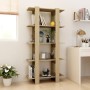 Shelf/divider engineered wood Sonoma oak 80x30x160 cm by vidaXL, Bookcases and shelves - Ref: Foro24-811568, Price: 64,47 €, ...