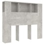 Mueble cabecero gris hormigón 120x18,5x102,5 cm de vidaXL, Cabeceros y pies de cama - Ref: Foro24-811920, Precio: 58,58 €, De...