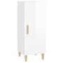 Glossy white plywood sideboard 34.5x34x90 cm by vidaXL, Sideboards - Ref: Foro24-812417, Price: 58,99 €, Discount: %