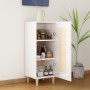 Glossy white plywood sideboard 34.5x34x90 cm by vidaXL, Sideboards - Ref: Foro24-812417, Price: 58,99 €, Discount: %