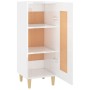 Glossy white plywood sideboard 34.5x34x90 cm by vidaXL, Sideboards - Ref: Foro24-812417, Price: 58,99 €, Discount: %