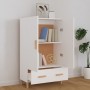 Aparador de madera contrachapada blanco 70x31x115 cm de vidaXL, Aparadores - Ref: Foro24-812528, Precio: 106,99 €, Descuento: %