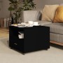 Engineered wood black coffee table 55x55x40 cm by vidaXL, Coffee table - Ref: Foro24-810927, Price: 74,08 €, Discount: %