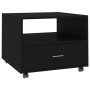 Mesa de centro madera de ingeniería negro 55x55x40 cm de vidaXL, Mesas de centro - Ref: Foro24-810927, Precio: 74,08 €, Descu...