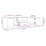 Hochglanzweißer TV-Schrank aus Sperrholz, 140 x 35 x 40 cm von vidaXL, TV-Möbel - Ref: Foro24-811454, Preis: 75,82 €, Rabatt: %