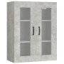 Concrete gray hanging wall cabinet 69.5x34x90 cm by vidaXL, Sideboards - Ref: Foro24-812289, Price: 83,64 €, Discount: %