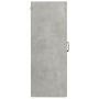 Armario colgante de pared gris hormigón 69,5x34x90 cm de vidaXL, Aparadores - Ref: Foro24-812289, Precio: 83,64 €, Descuento: %