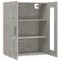 Concrete gray hanging wall cabinet 69.5x34x90 cm by vidaXL, Sideboards - Ref: Foro24-812289, Price: 83,99 €, Discount: %