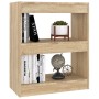 Shelving/space divider Sonoma oak color 60x30x72 cm by vidaXL, Bookcases and shelves - Ref: Foro24-811649, Price: 56,45 €, Di...