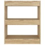 Shelving/space divider Sonoma oak color 60x30x72 cm by vidaXL, Bookcases and shelves - Ref: Foro24-811649, Price: 56,45 €, Di...