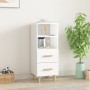 Aparador de madera contrachapada blanco brillante 34,5x34x90 cm de vidaXL, Aparadores - Ref: Foro24-812363, Precio: 61,83 €, ...